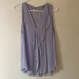 BABATON purple 100% silk top